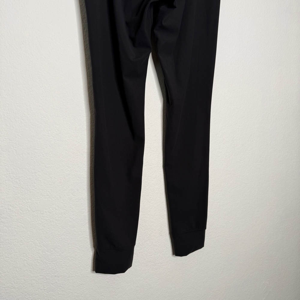 Buffbunny Black Fitted Jogger Waist Tie Zipper Pockets Ankle Cuffs Size S - Picture 6 of 8